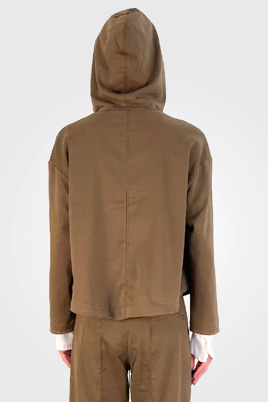 Hooded Jacket - Chocolate