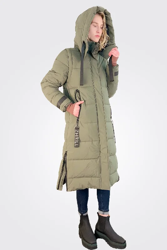 Isi Max Coat - Olive Green