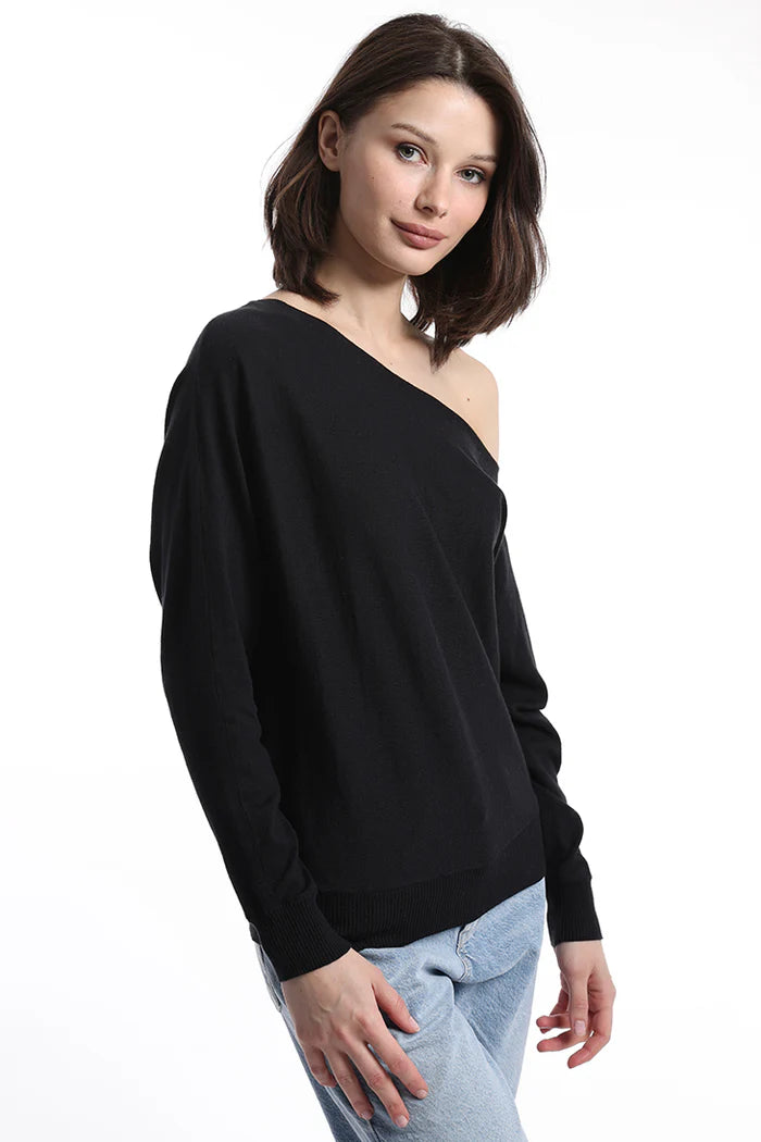 Minnie Rose Cold Shoulder Top