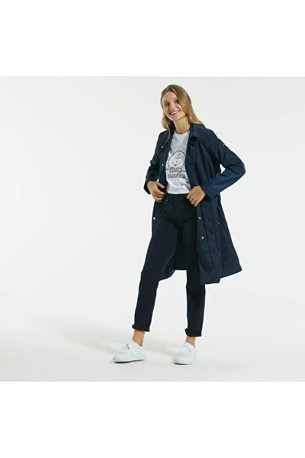 Nautica Women's Navy Blue Coats