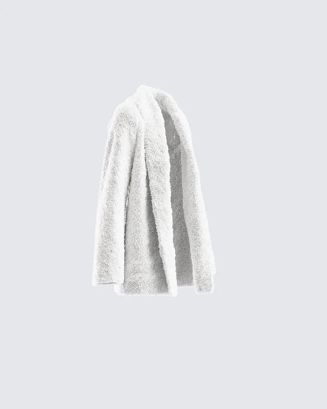 Noah White Fur Coat