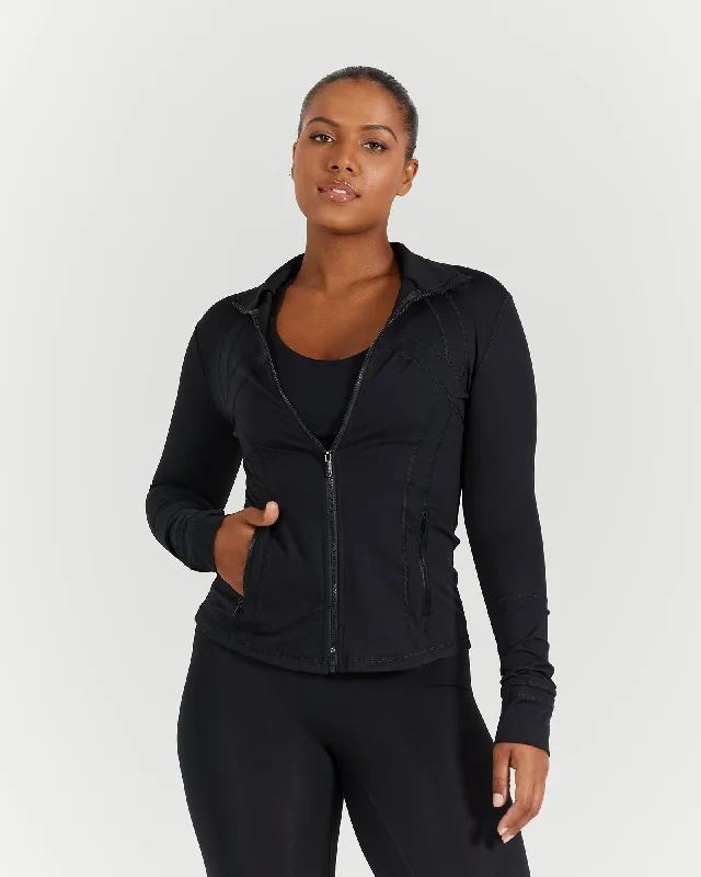 PERFORMA ZIP UP JACKET - BLACK