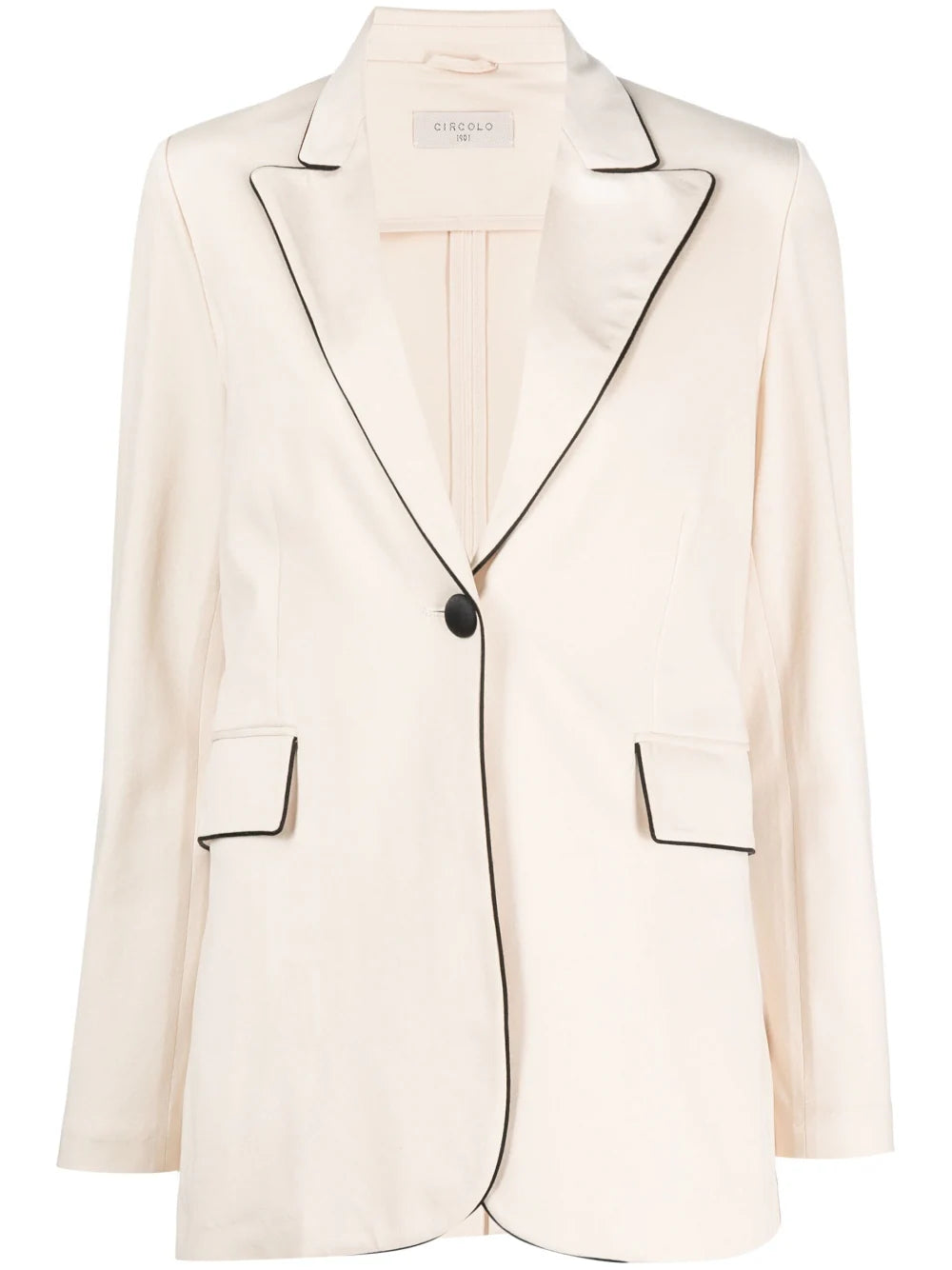 Piped Detail Blazer - Sugar