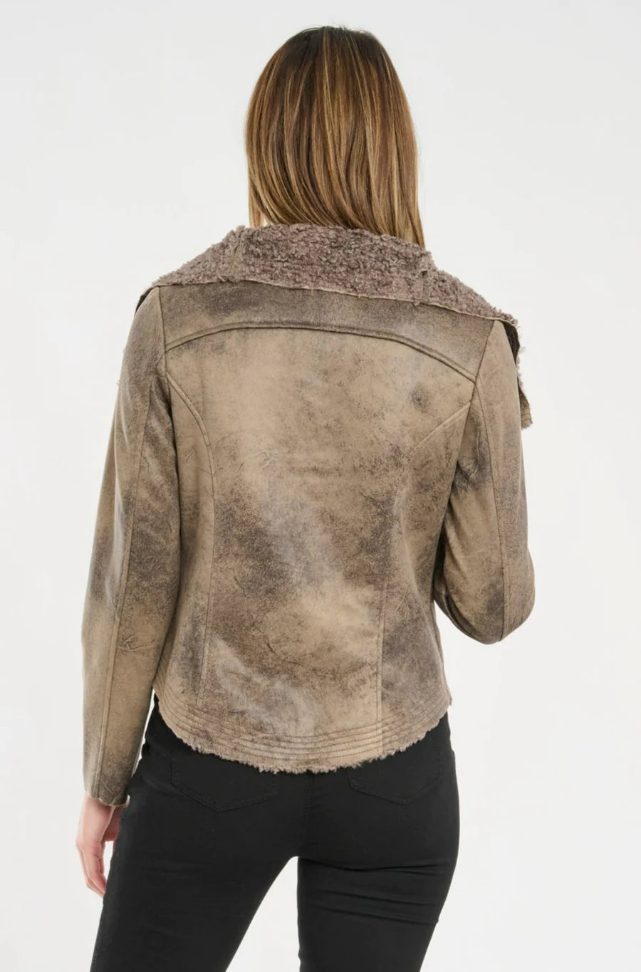 Wylder Shearling Jacket - Taupe