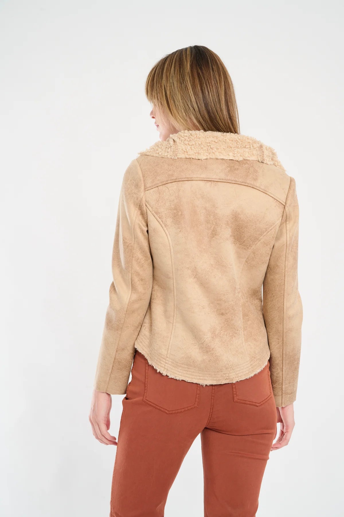 Wylder Shearling Jacket - Vanilla Bean