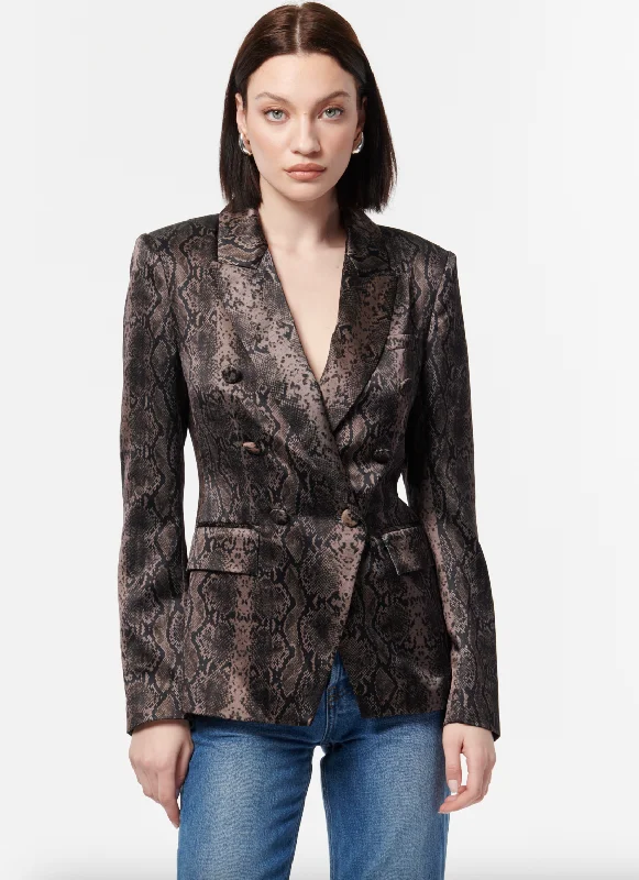 Zana Blazer - Grey Snake