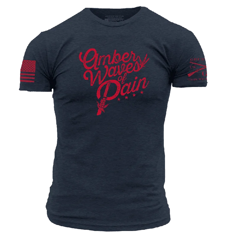 Amber Waves T-Shirt - Midnight Navy