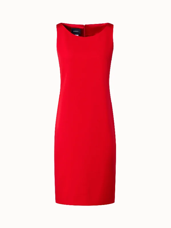 Silk Crêpe Sheath Dress