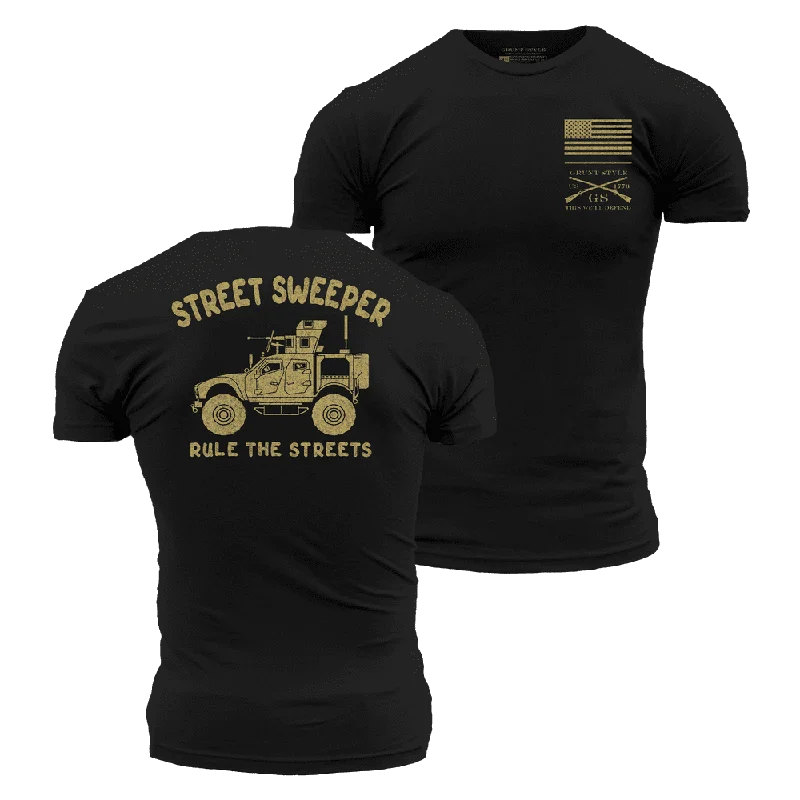 Street Sweeper T-Shirt - Black