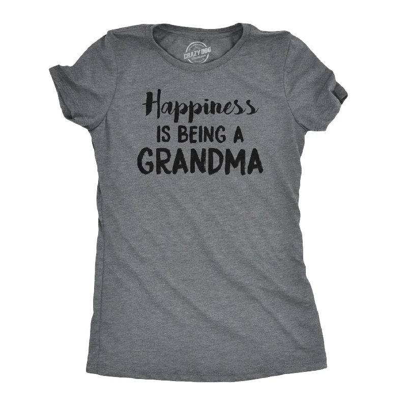 Happiness Is Being a Grandma Women's T Shirt