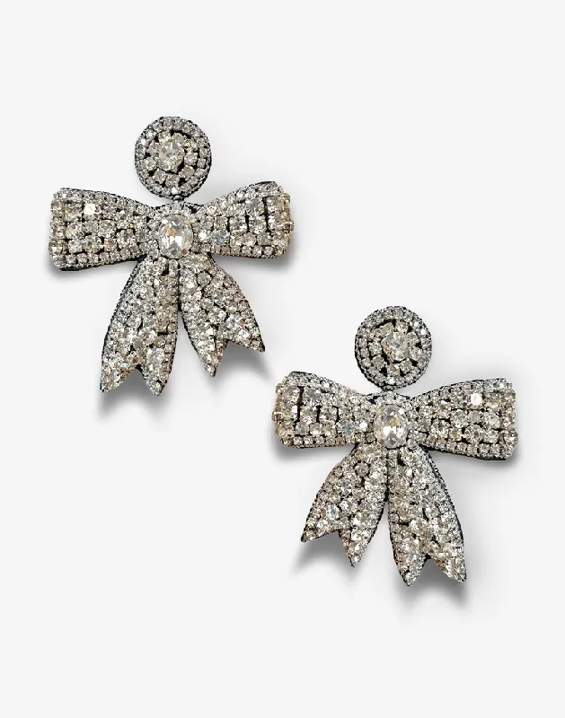 Glitzy Bow Earrings